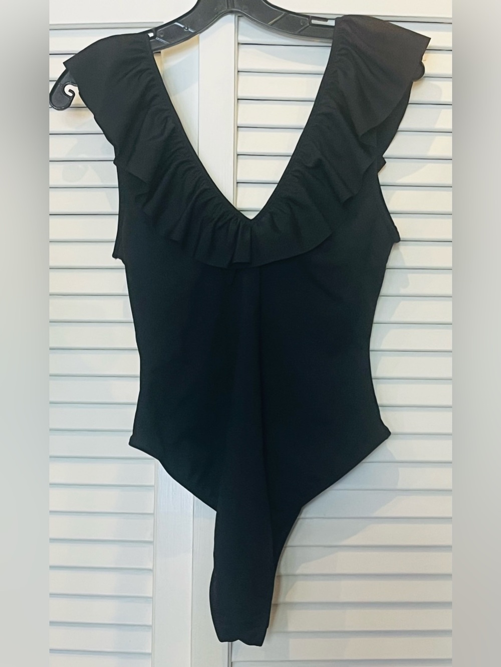 ZARA. Women’s Ruffled One-Piece Body Suit